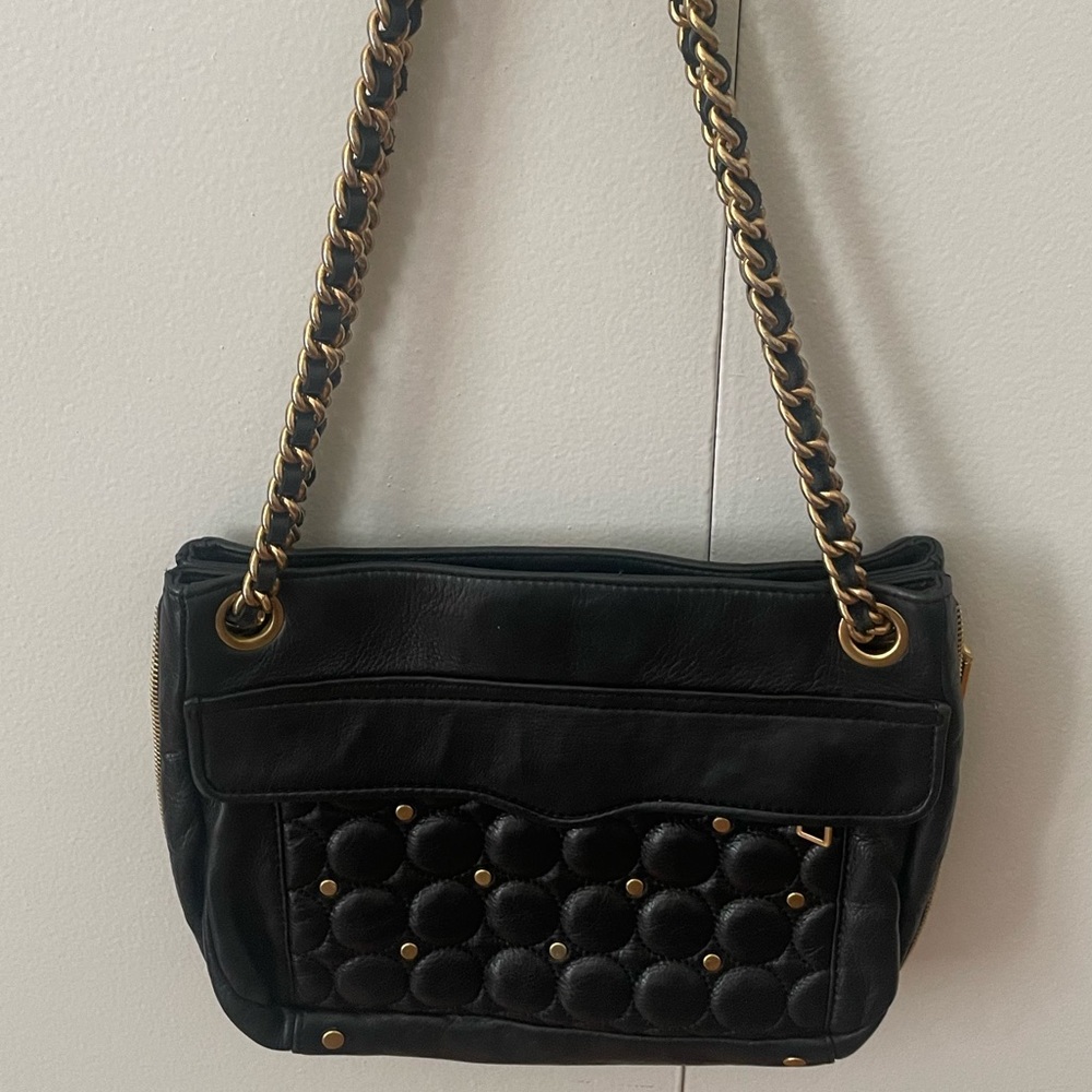 Rebecca Minkoff Black Leather Shoulder Bag/Crossbody